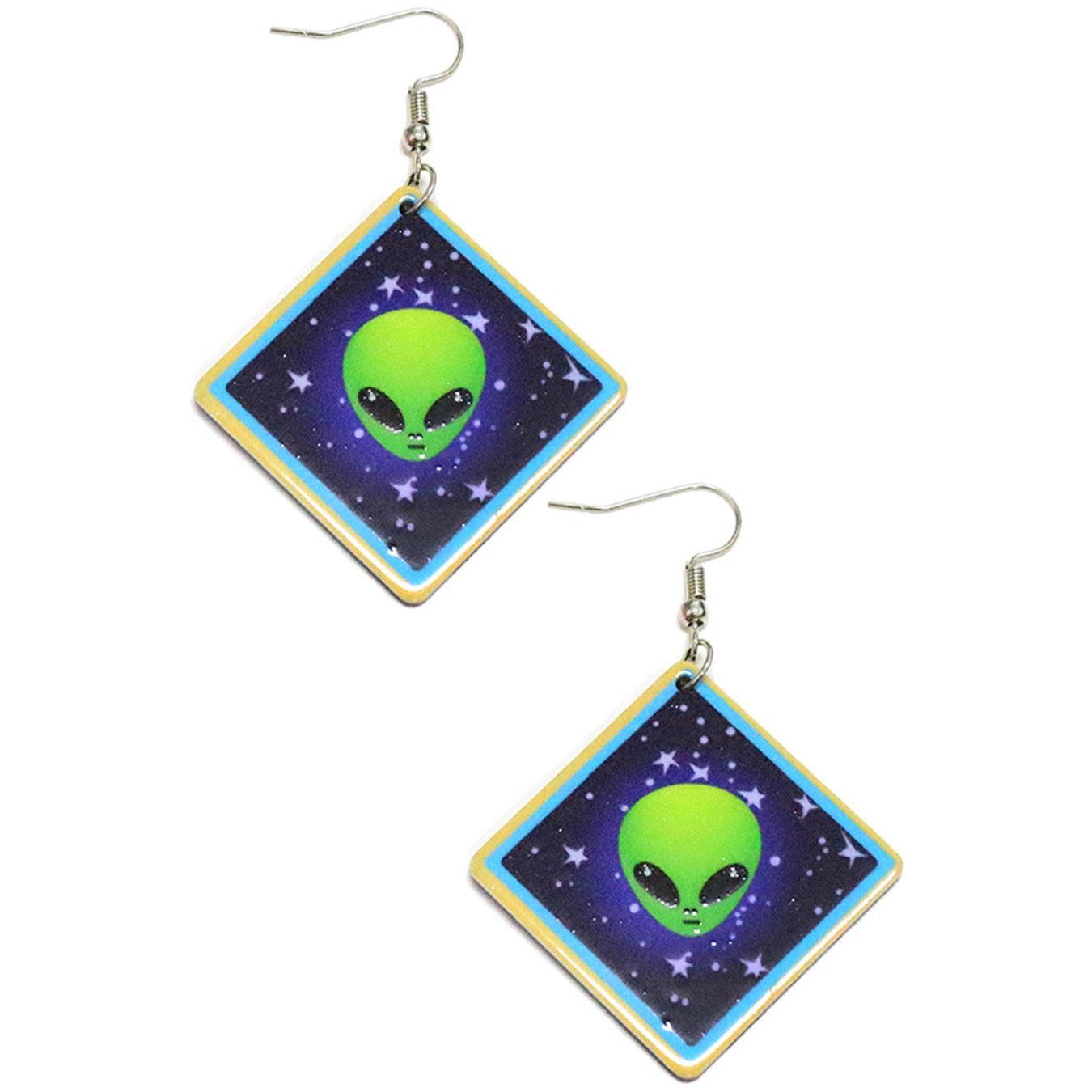 ALIEN CROSSING EARRINGS