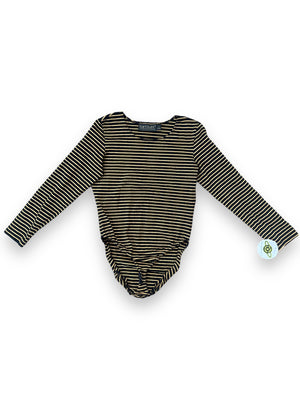KAREN KANE BLACK & GOLD BODYSUIT