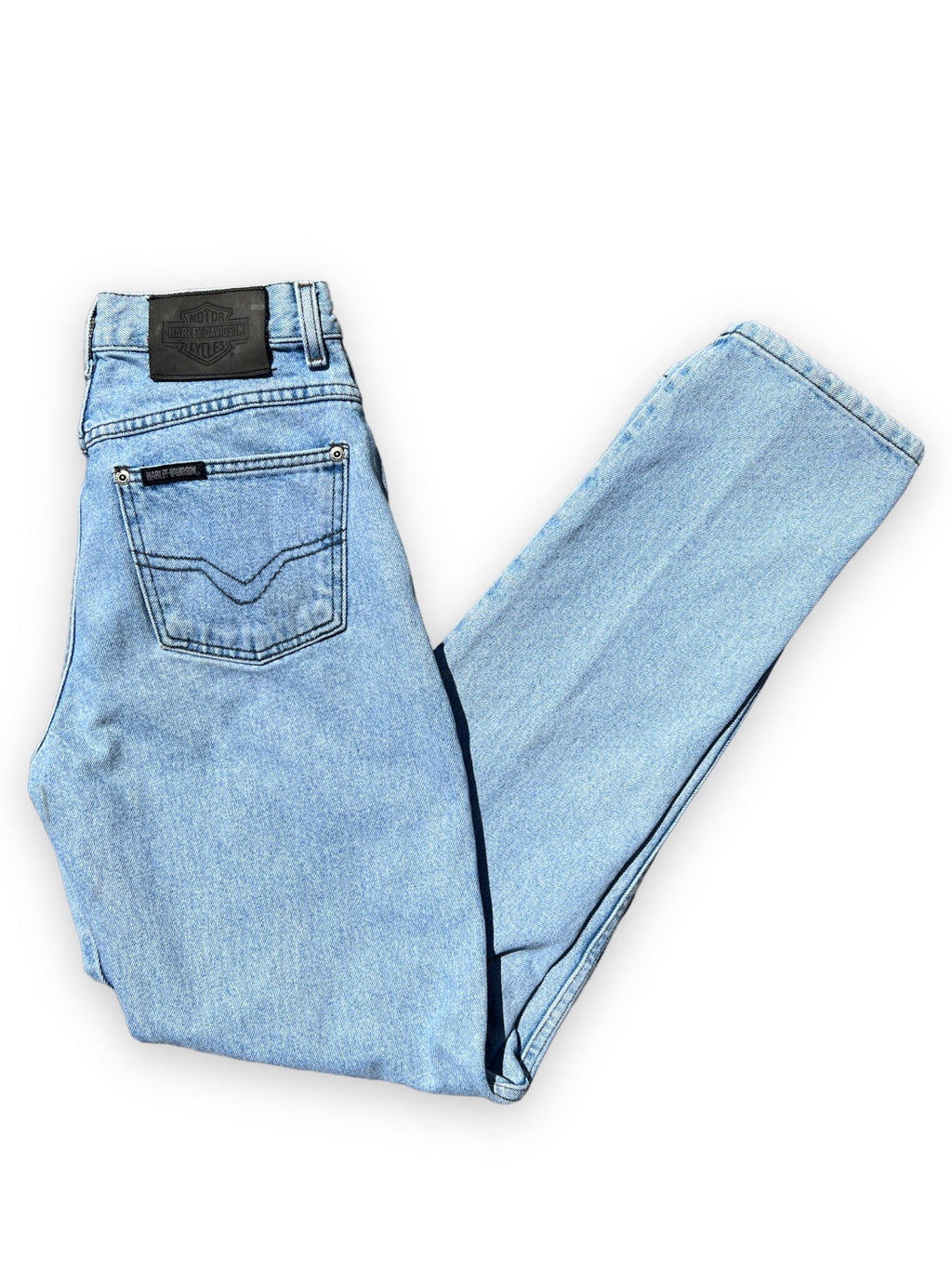 HARLEY DAVIDSON LIGHT WASH JEANS