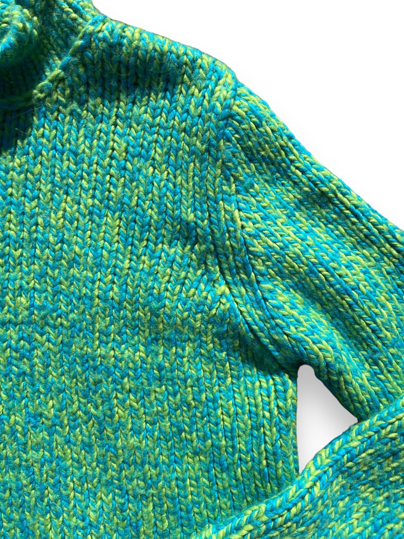 CROSSROADS NEON CHUNKY KNIT SWEATER