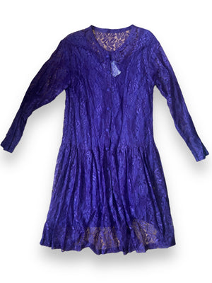 GIBBON PURPLE LACE DRESS
