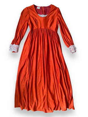 FREDA DETROIT PUMPKIN MAXI DRESS
