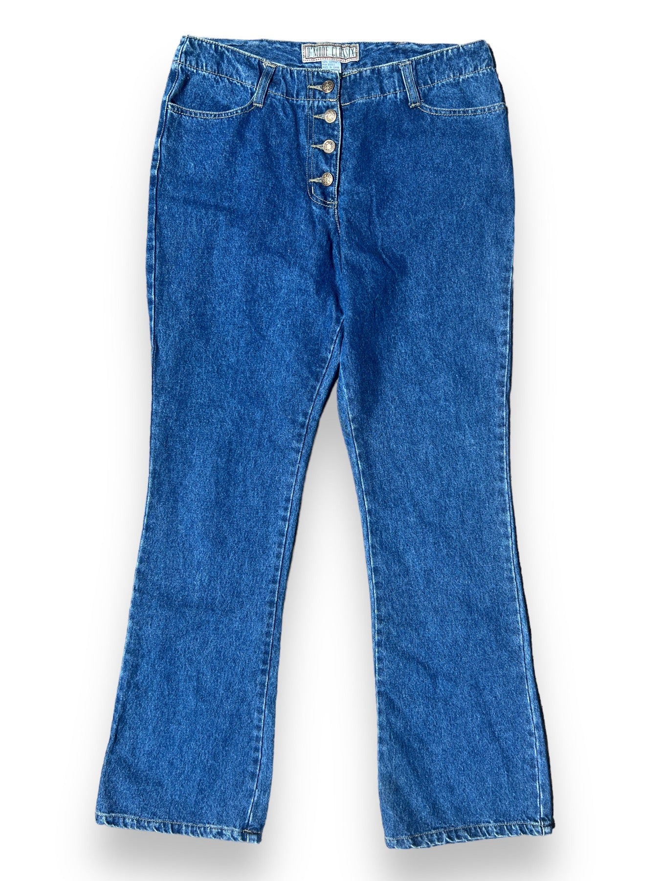 D’MODE CLASSIC BUTTON FRONT JEANS