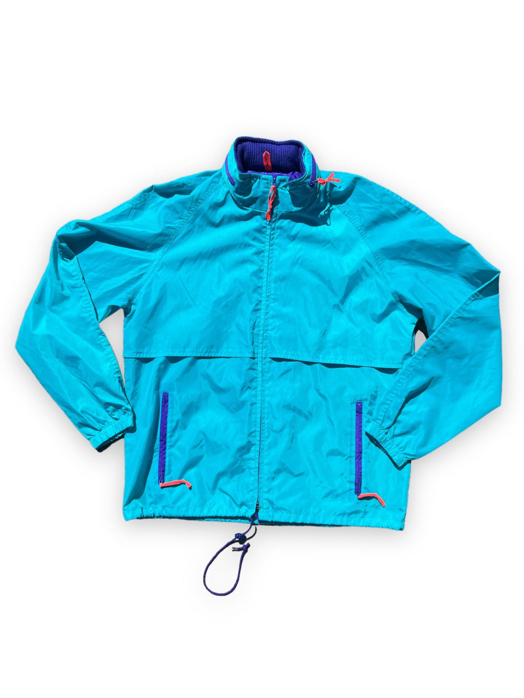 WOOLRICH TURQUOISE WINDBREAKER JACKET