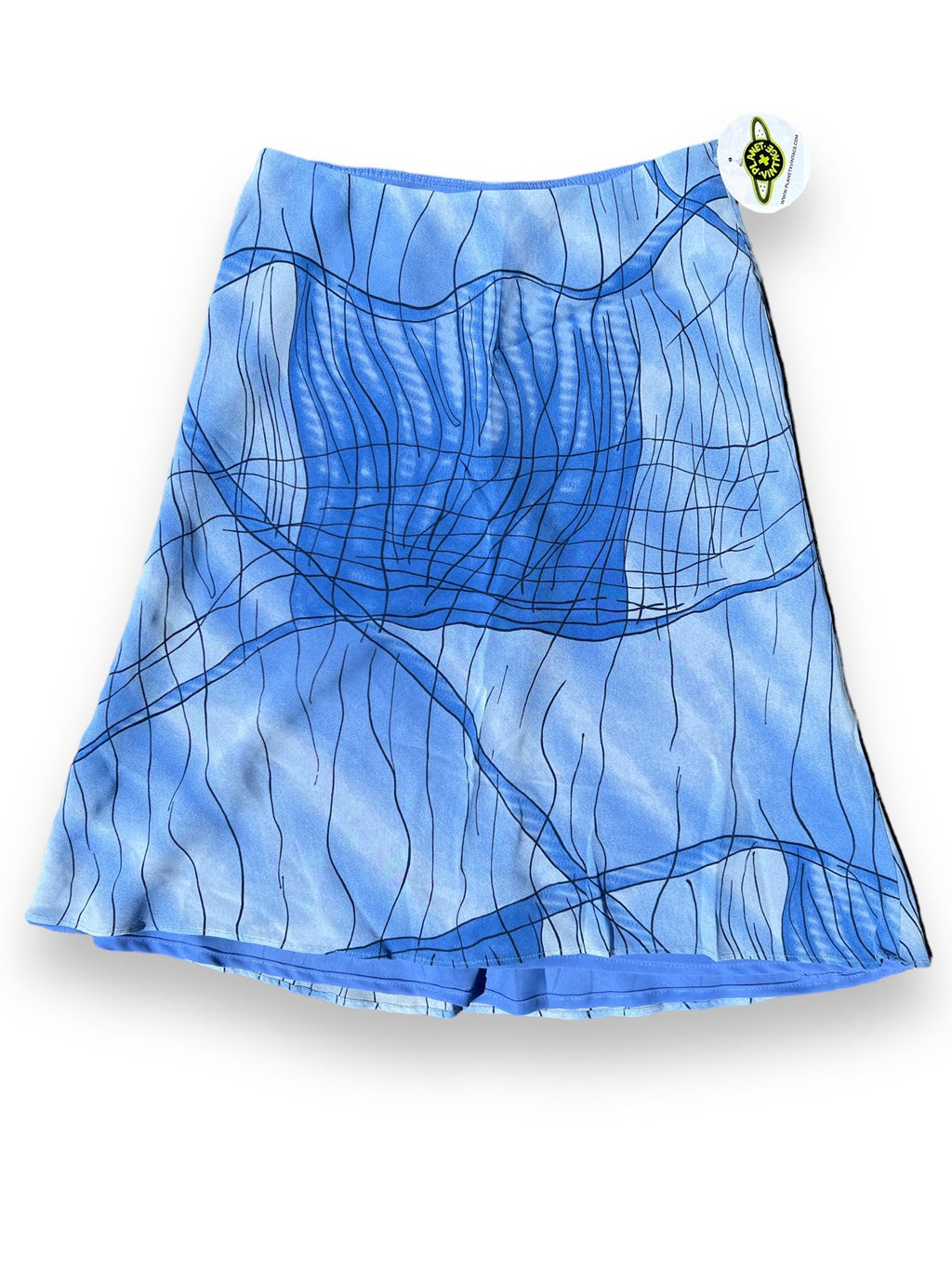 LILY BLUE HASHMARK SKIRT