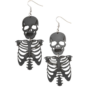 SKELETON TORSO EARRINGS
