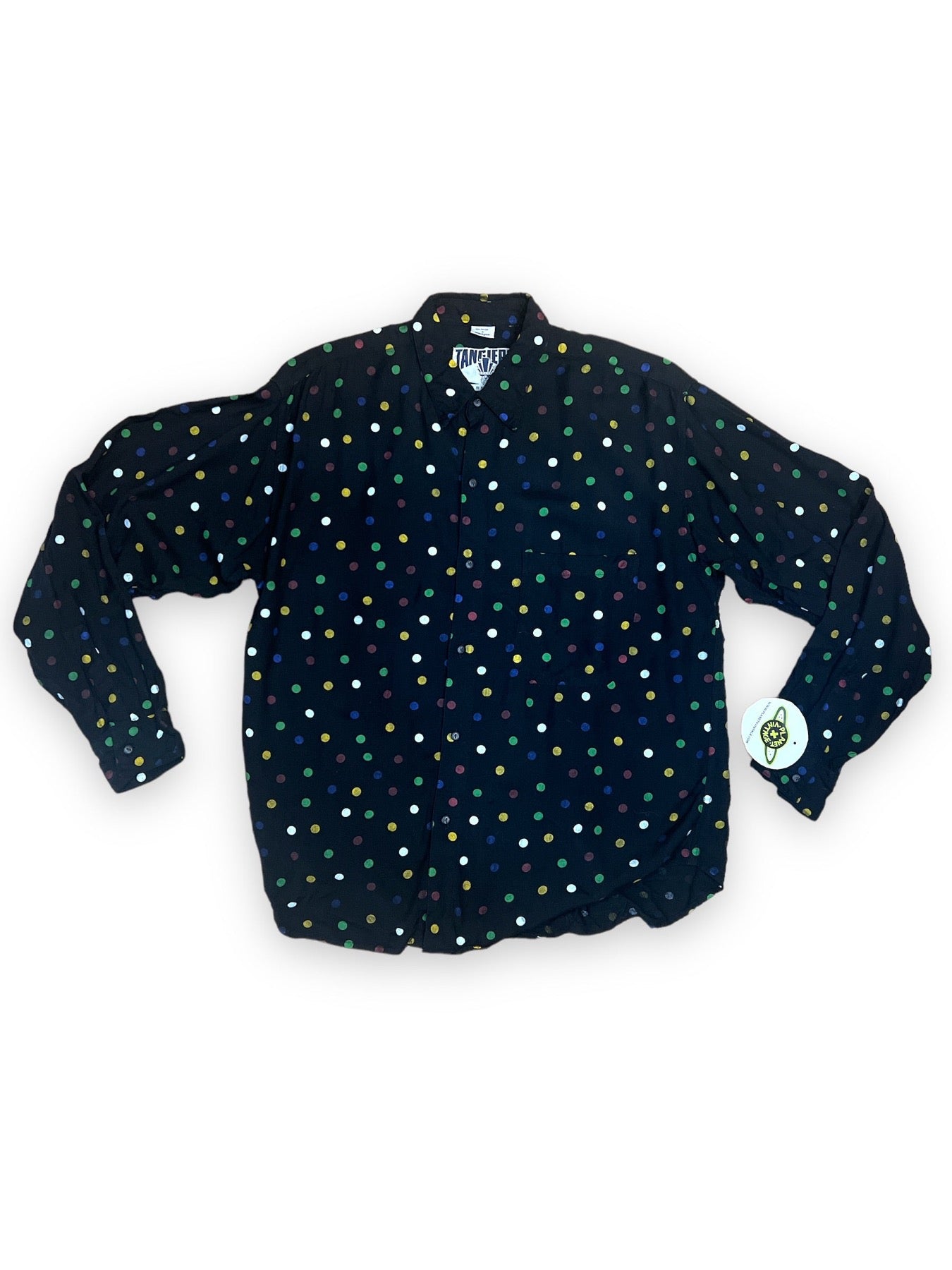 TANGIERS RAINBOW POLKA DOT SHIRT