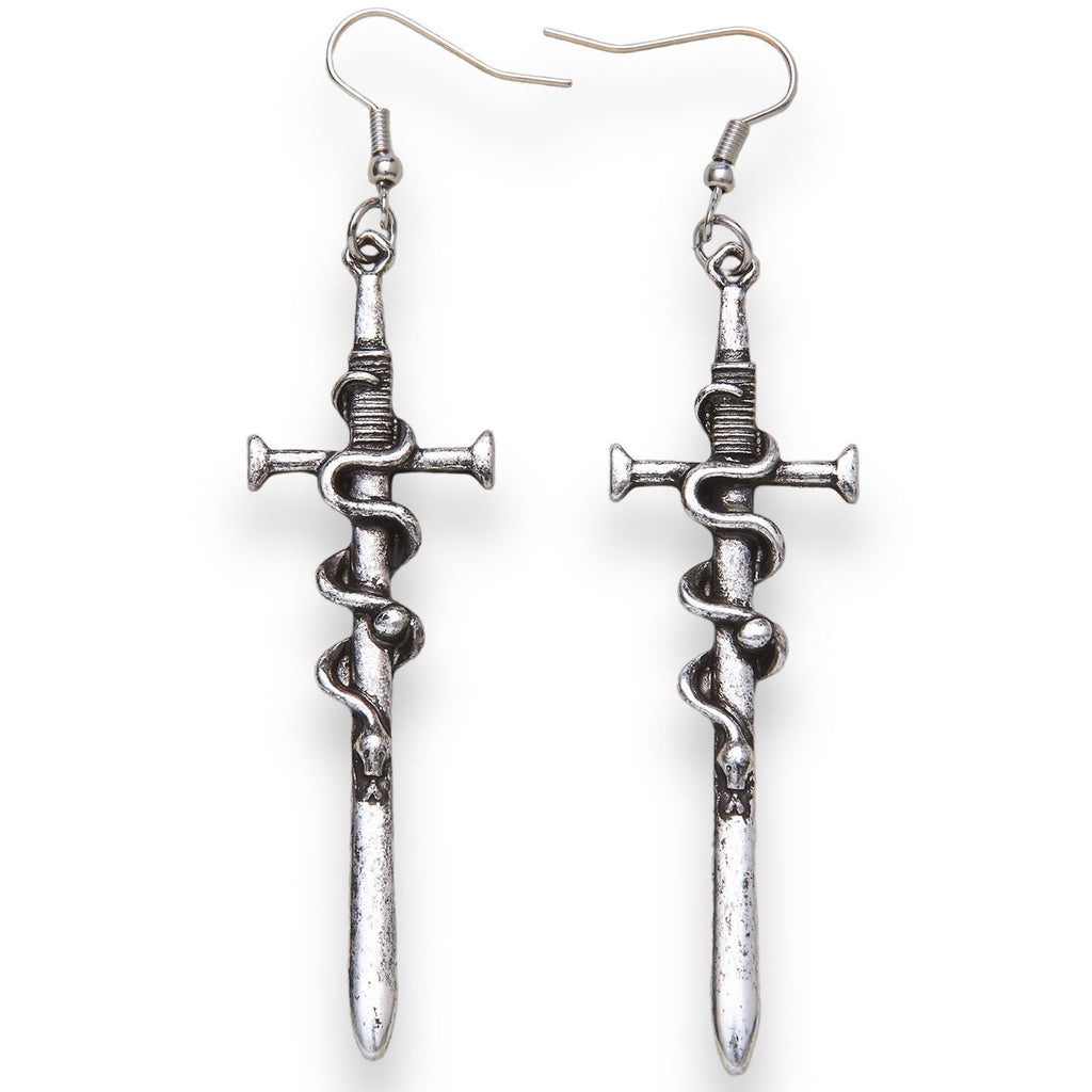 SNAKE & SWORD EARRINGS