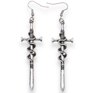 SNAKE & SWORD EARRINGS