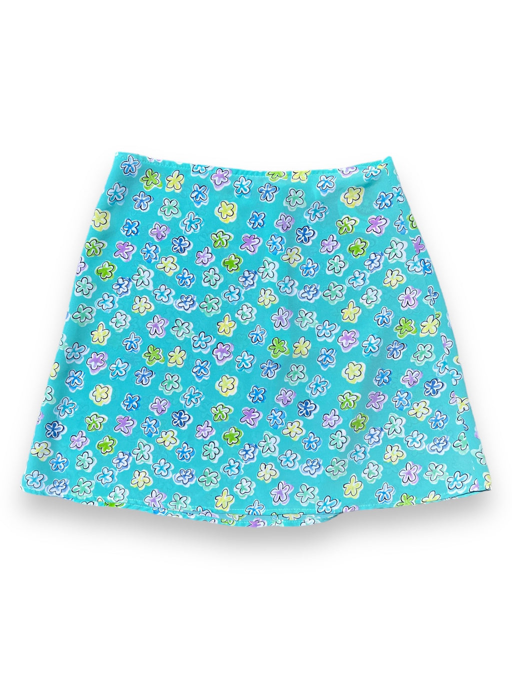 WANTED DOODLE FLORAL MINI SKIRT