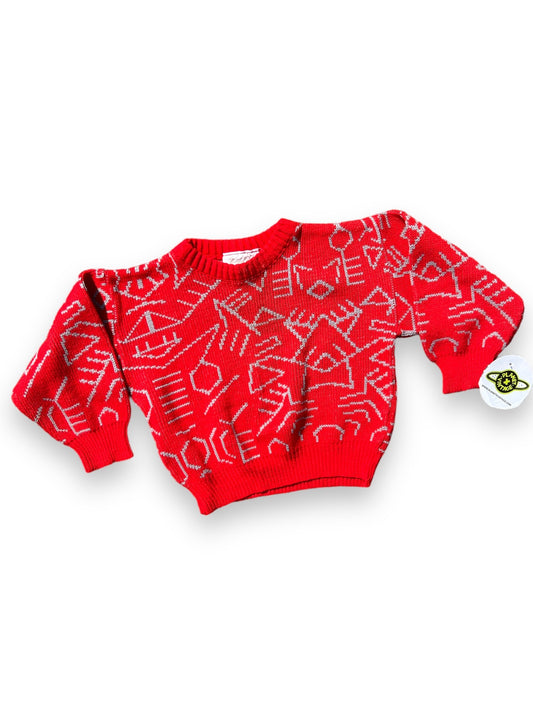 MARSHAL FIELDS ABSTRACT KIDS SWEATER