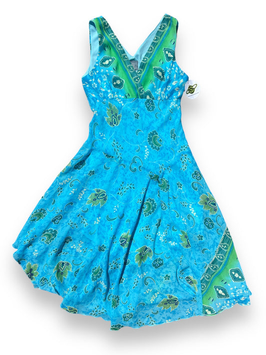 RABBIT RABBIT RABBIT TURQUOISE PAISLEY DRESS