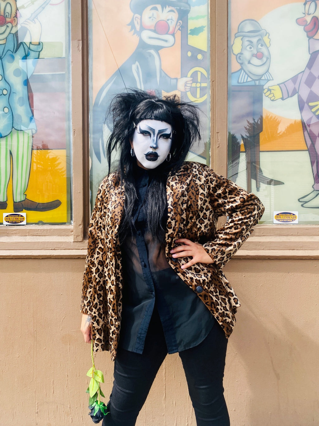 VIRGIN FUZZY LEOPARD JACKET