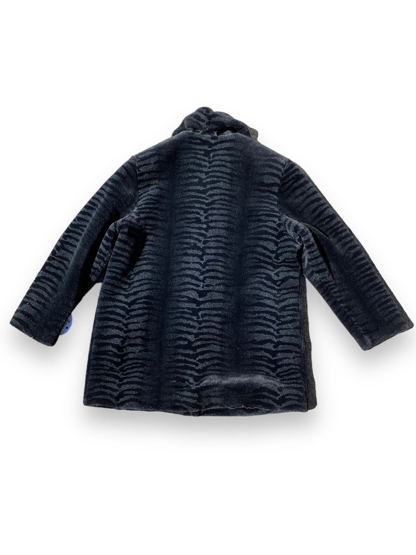 BERNARDO BLACK TIGER FAUX FUR JACKET