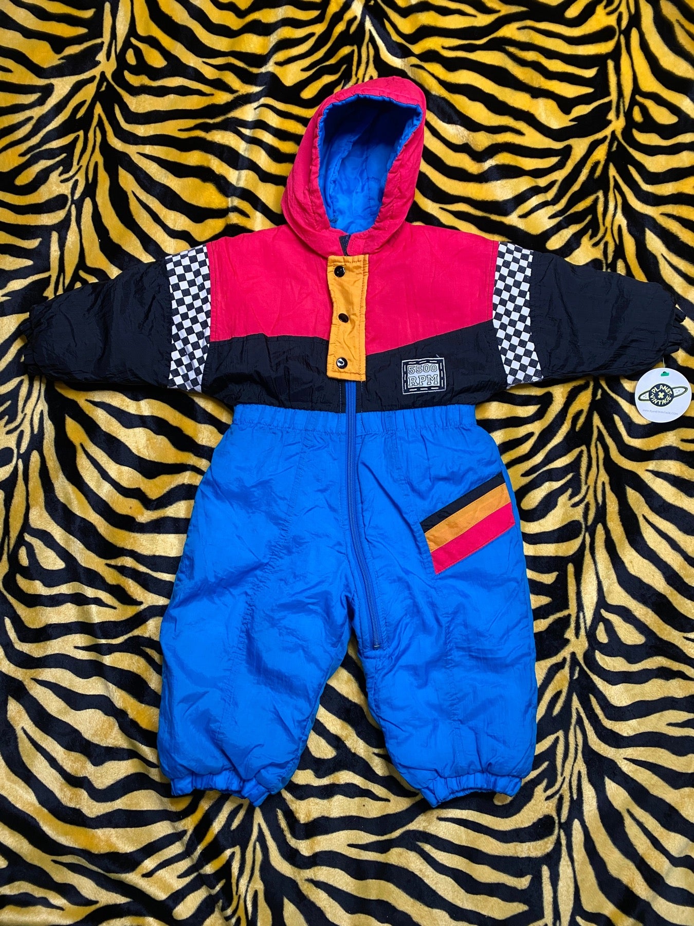 WEATHER TAMER KIDS COLOR BLOCK SNOWSUIT