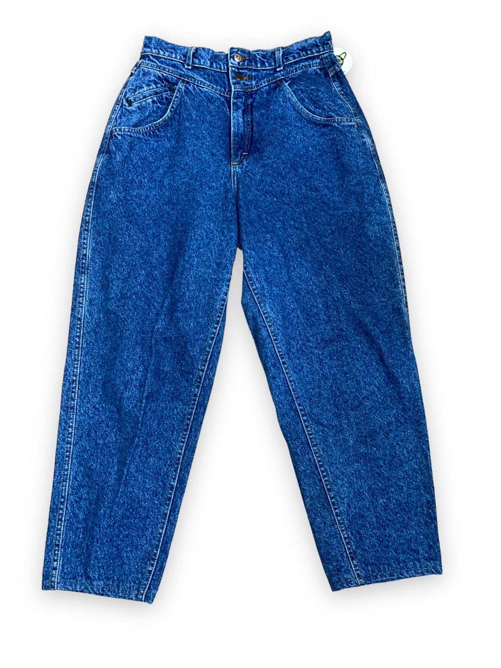 LEE DOUBLE BUTTON STONE WASH BLUE JEANS