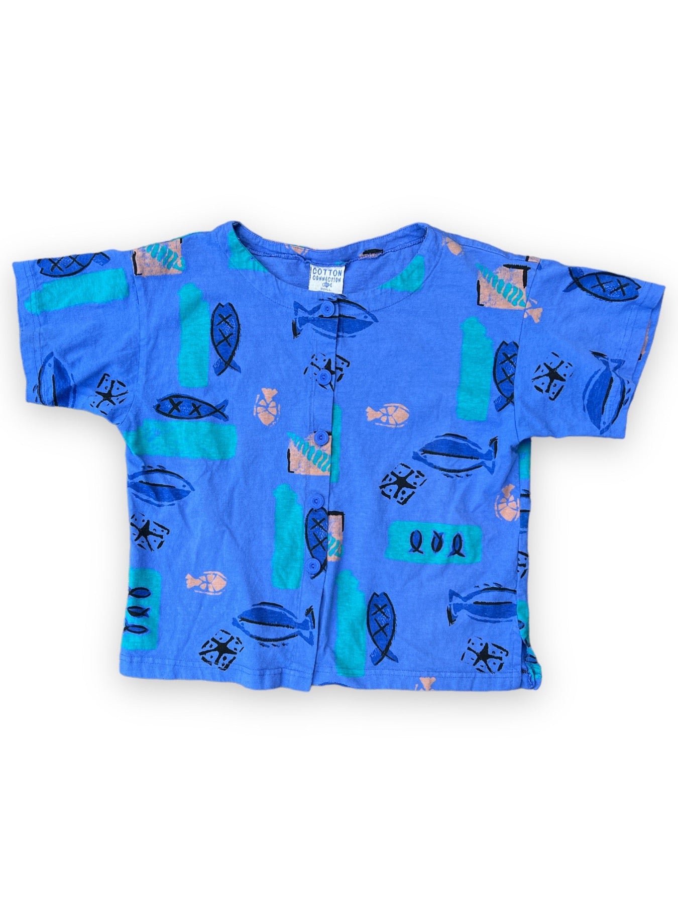 COTTON CONNECTION FISH SHIRT