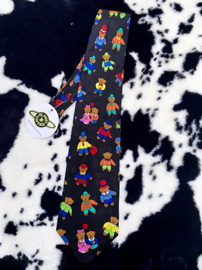 ADDICTION TEDDY BEAR TIE