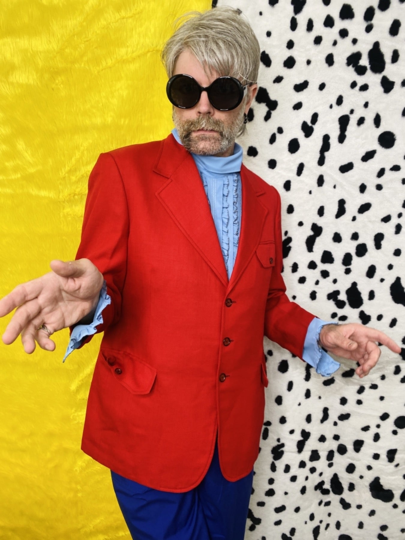 TWIGGY MOD CIRCLE SUNGLASSES
