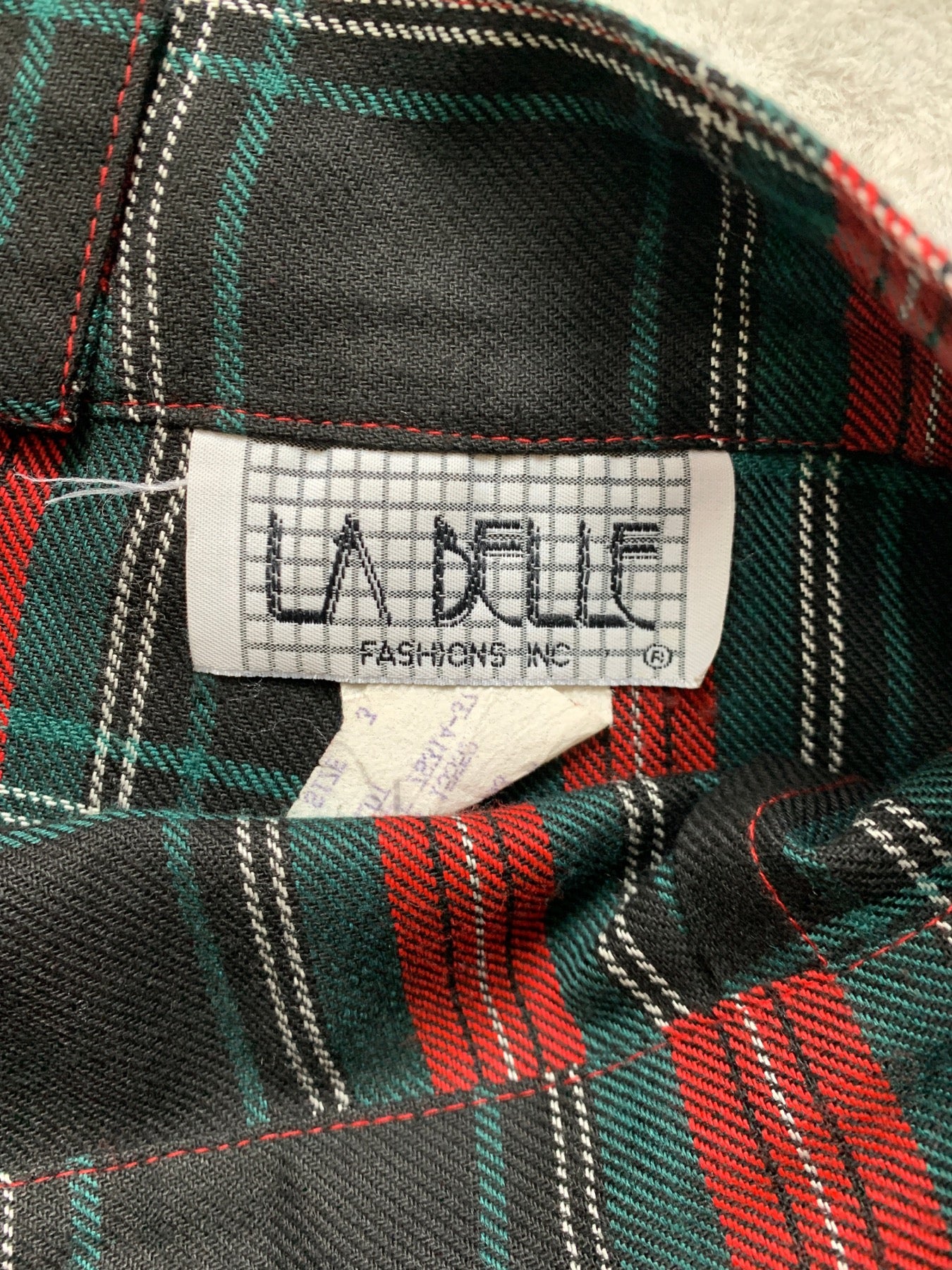 LA BELLE PLAID MINI SKIRT