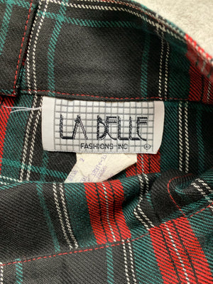 LA BELLE PLAID MINI SKIRT