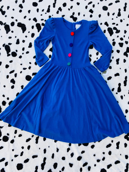 EXPO KIDS ELECTRIC BLUE DRESS