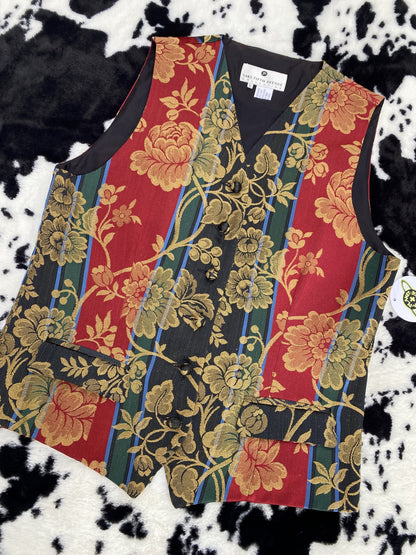 SAKS FIFTH AVENUE TAPESTRY VEST