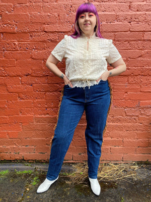 CAP FERRAT FRINGE JEANS