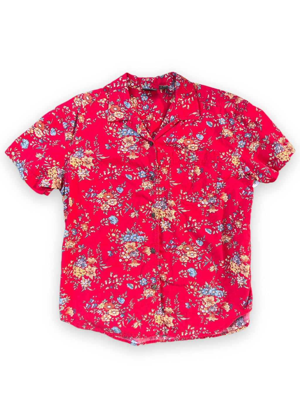 LIZWEAR RED FLORAL SHIRT