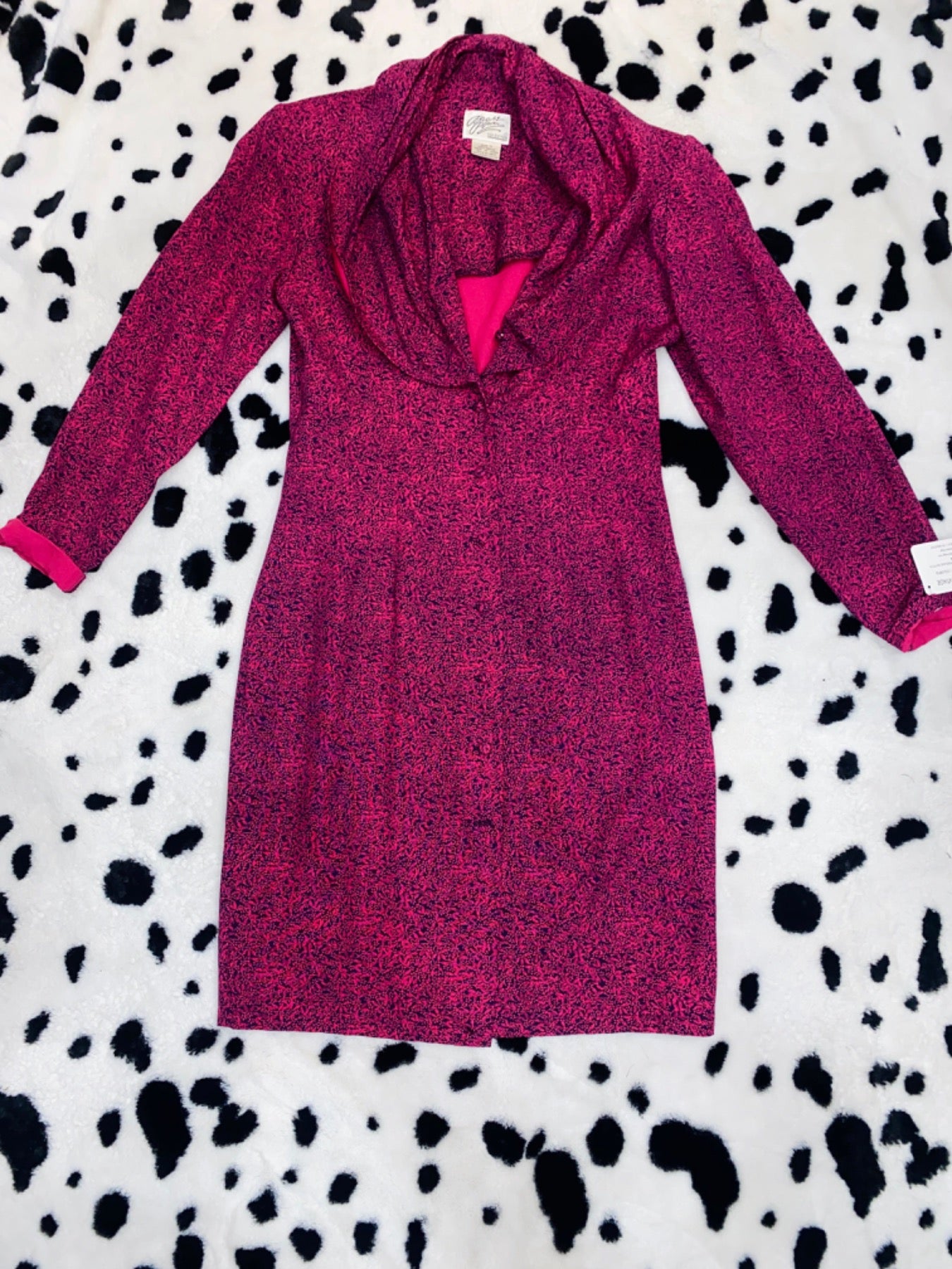 BRASS PLUM MAGENTA MINI DRESS