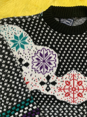 J J BROWNE SNOWFLAKE SWEATER