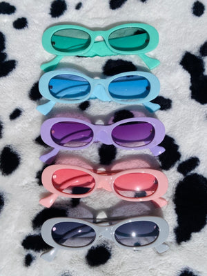 PASTEL COFFEE SHOP SUNGLASSES