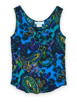 M.J. CARROLL PAISLEY TANK TOP