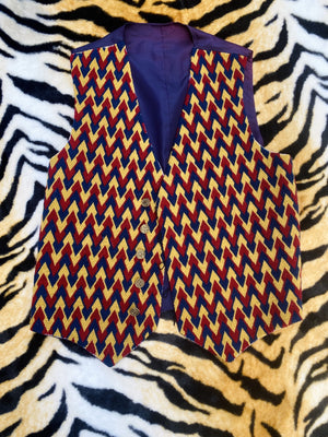 ZIGZAG TAPESTRY VEST