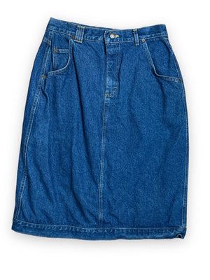 LEE DARK WASH PENCIL SKIRT