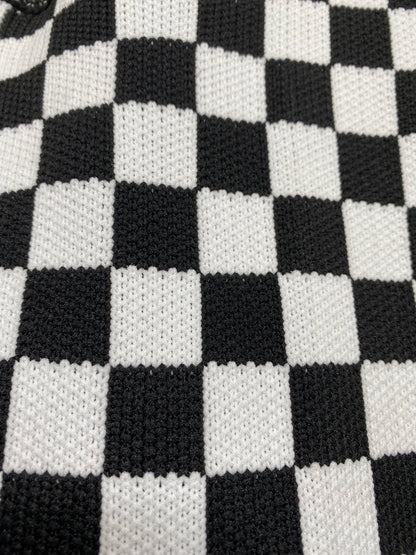CHECKERED KNIT TOTE BAGS
