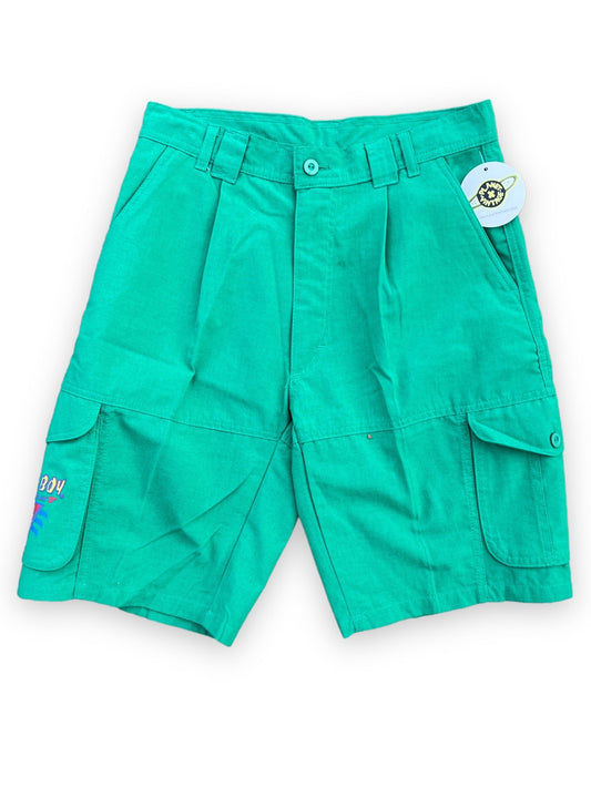 1994 TEAL BUGLE BOY CARGO SHORTS