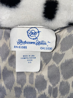 UNDERCOVER WEAR LEOPARD SLIP DRESS