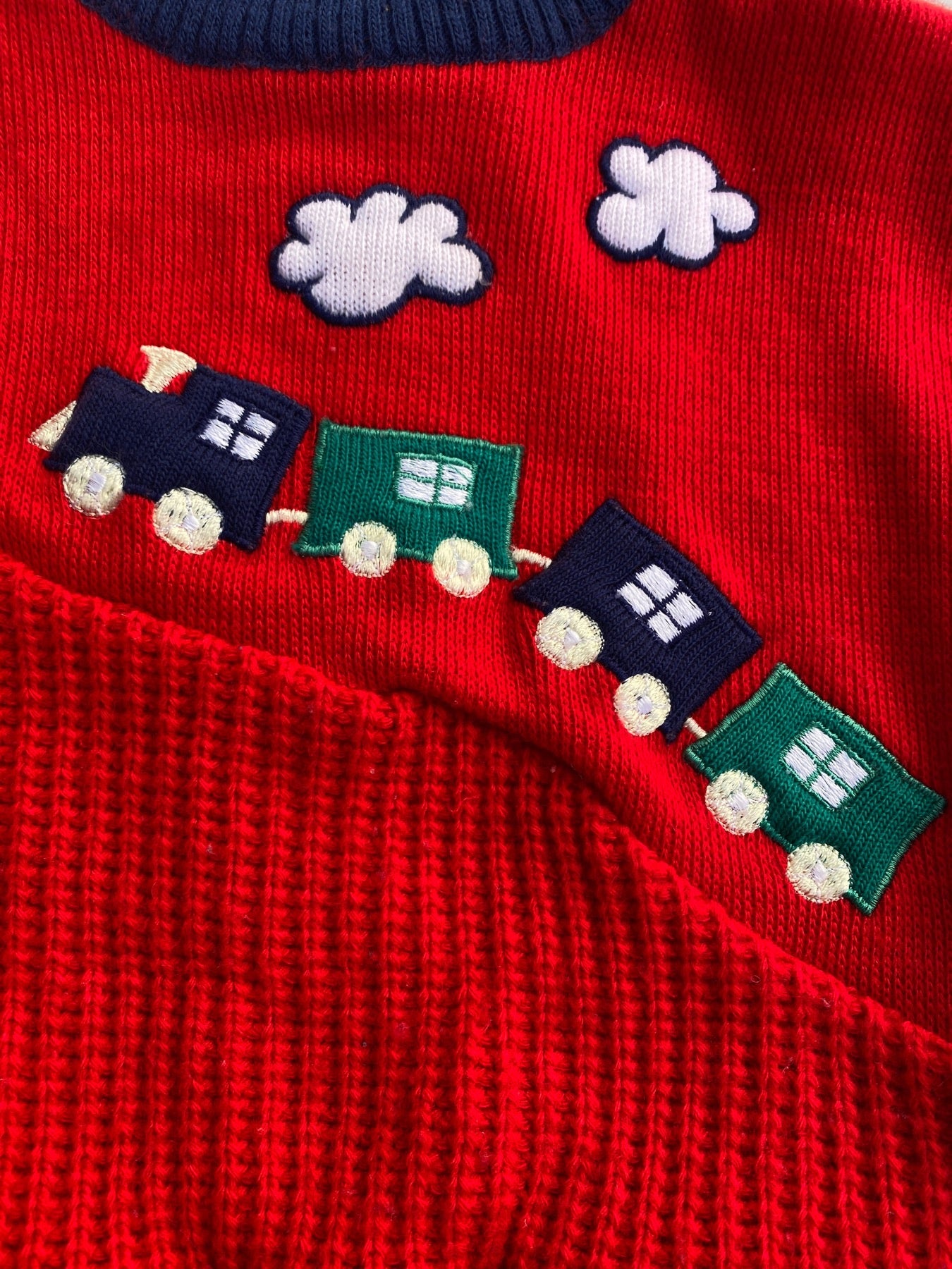 CARRIAGE BOUTIQUE KIDS TRAIN SWEATER