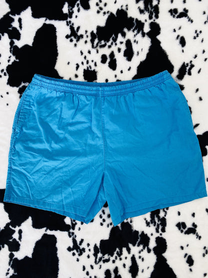 TREND BASICS TURQUOISE SWIM SHORTS