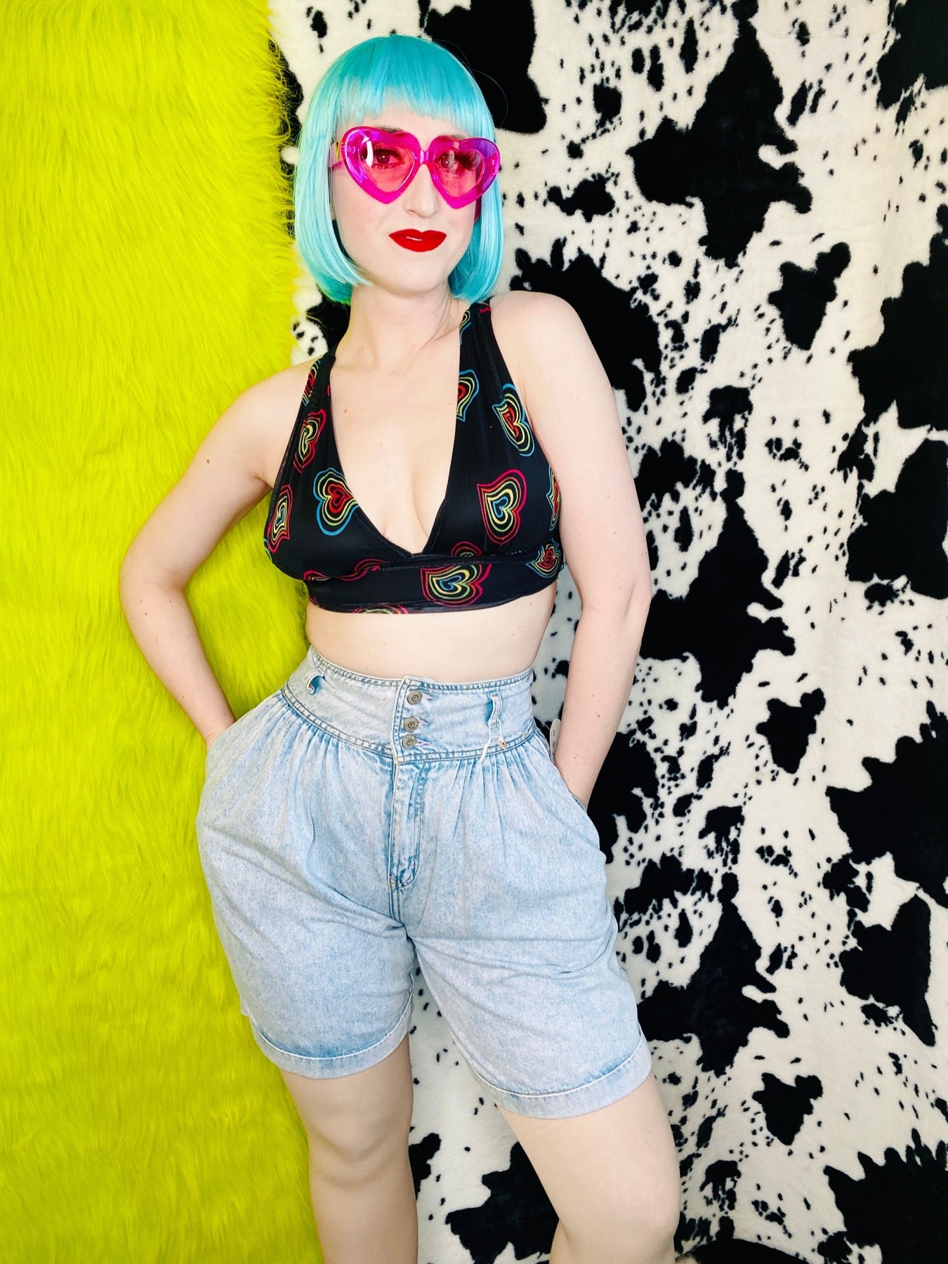 GREAT PLAINS HIGH WAISTED DENIM SHORTS