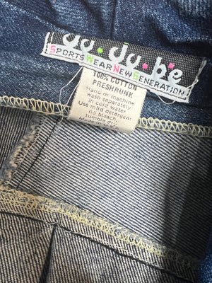 JUJU BE EMBELLISHED ACID WASH JACKET