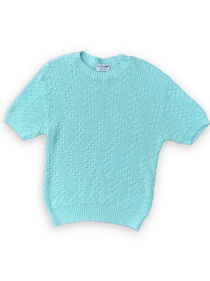 ALRED DUNNER MINT SHORT SLEEVE SWEATER