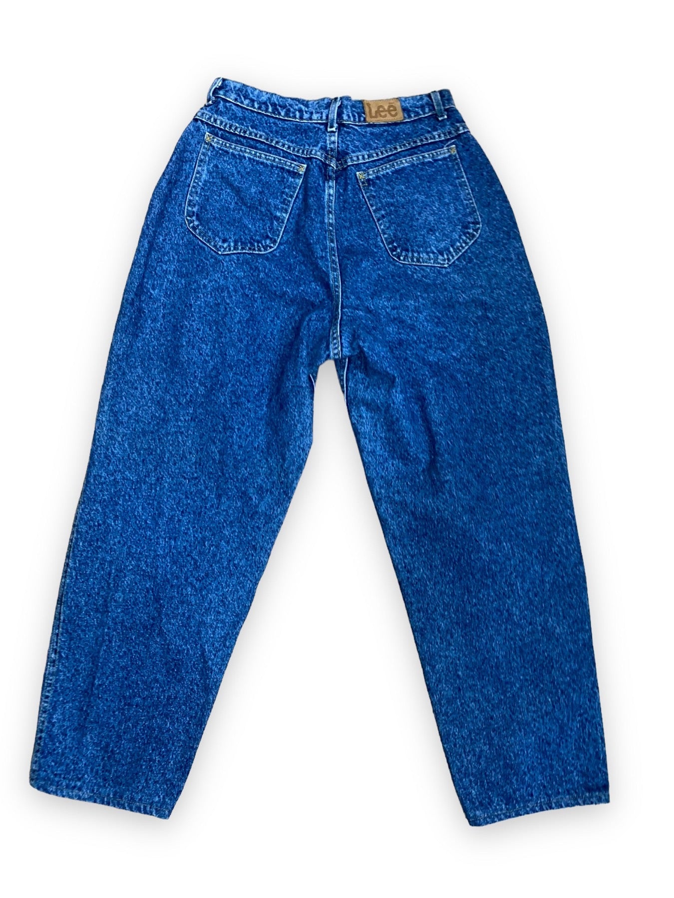 LEE DOUBLE BUTTON STONE WASH BLUE JEANS