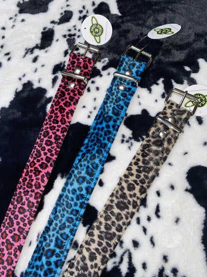FUZZY PRINTED BELTS