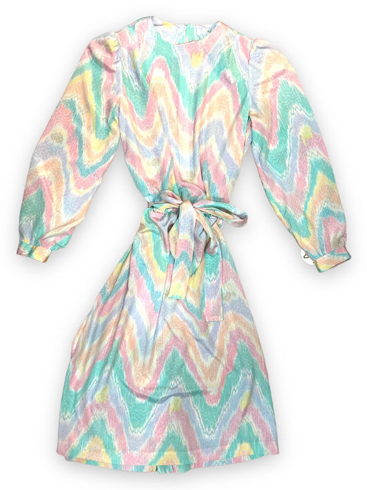 PASTEL CHEVRON DRESS