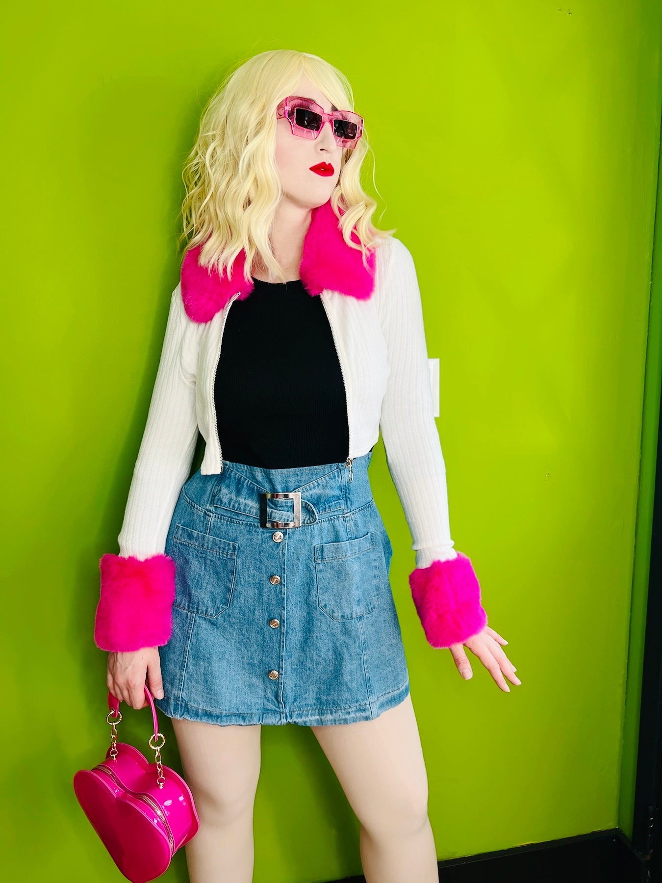 CONCEPTS & DESIGN DENIM SKIRT DRESS
