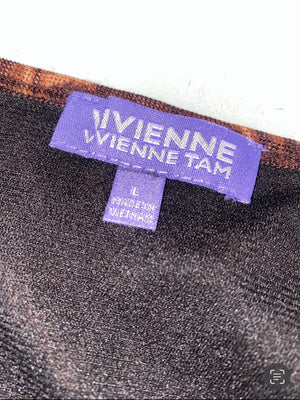 VIVIENNE TAM MESH TIGER TOP