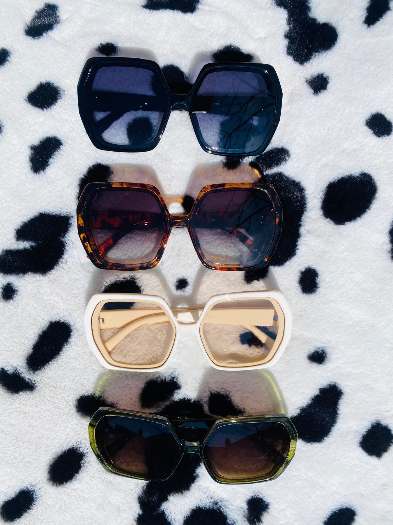 OVERSIZED HEXAGON SUNGLASSES