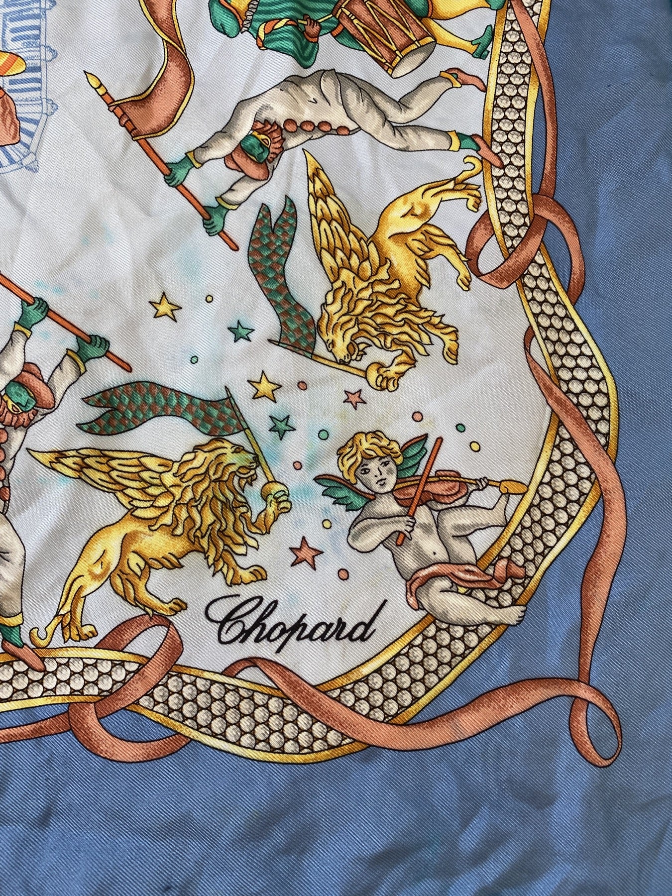 CHOPHARD COURT JESTER SILK SCARF